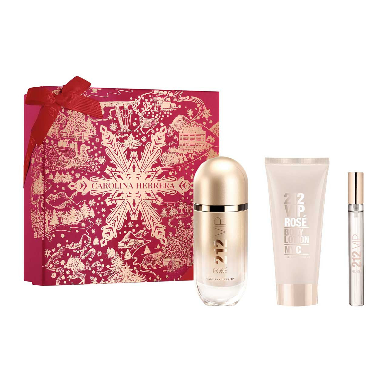 Carolina Herrera 212 VIP Rose Navidad Set