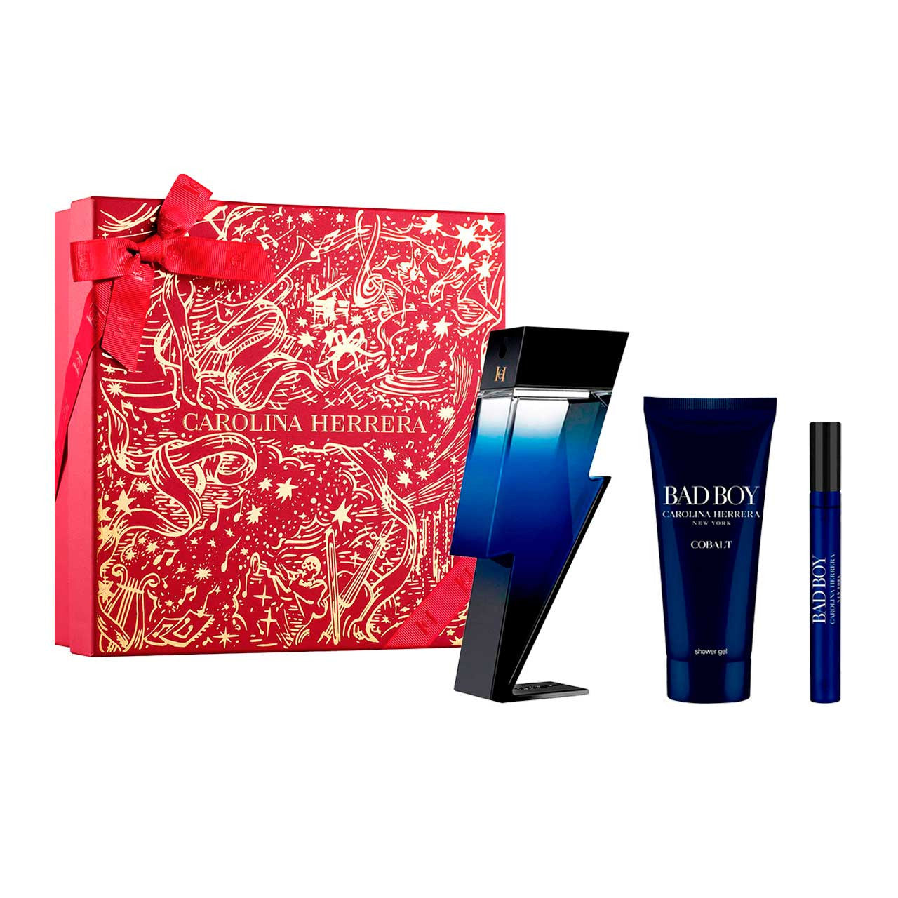 Carolina Herrera Bad Boy Cobalt Navidad Set